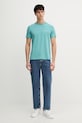 Guess t-shirt PIMA M4GI70.KC9X0 turkusowy SS26