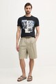 Guess t-shirt bawełniany M5GI04.I3Z14 czarny SS25