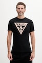 Guess t-shirt bawełniany nadruk czarny M5GI06.I3Z14