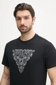 Guess tricou din bumbac negru M5GI16.K8FQ4