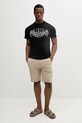 Bavlněné tričko Guess M5GI17.K8FQ4 černá SS25