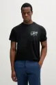 Odzież Guess t-shirt z domieszką lnu M5GI21.KCT41 czarny