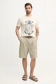 Guess t-shirt bawełniany M5GI72.KBW41 beżowy SS25