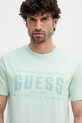 Guess t-shirt in cotone verde M5GI27.KBW41