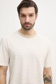 BOSS tricou din amestec de in alb 50537498