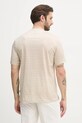 Oblečenie Bavlnené tričko BOSS 50539303 béžová