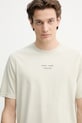 Samsoe Samsoe t-shirt bawełniany SAMARCUS beżowy M25100034