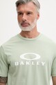 Oakley t-shirt ανδρικό βαμβακερό BARK 2.0 πράσινο FOA402167