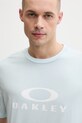 Oakley t-shirt męski bawełniany BARK 2.0 niebieski FOA402167