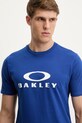 Bavlnené tričko Oakley BARK 2.0 modrá FOA402167