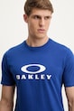 Oakley t-shirt bawełniany BARK 2.0 niebieski FOA402167