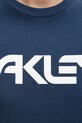 Oakley t-shirt męski bawełniany MARK II FOA404011 granatowy