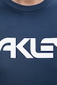 Oakley t-shirt męski bawełniany MARK II FOA404011 granatowy