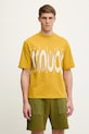 Oakley t-shirt nadruk żółty FOA406837
