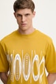 Oakley t-shirt żółty FOA406837