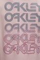 Pamučna majica Oakley REPEATED FOA406852 roza