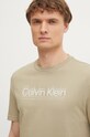 Calvin Klein tricou din bumbac K10K114149 verde SS25