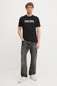 Bavlnené tričko Calvin Klein K10K114149 čierna SS25