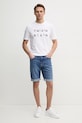 Calvin Klein t-shirt bawełniany K10K114156 biały SS25