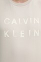 Bombažna kratka majica Calvin Klein K10K114156 bež