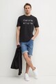 Хлопковая футболка Calvin Klein K10K114156 чёрный SS25