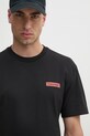 Хлопковая футболка Calvin Klein чёрный K10K114158