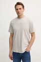 Bavlnené tričko Calvin Klein jednofarebný sivá K10K114167