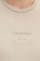 Calvin Klein t-shirt bawełniany K10K114172 beżowy