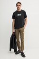 Хлопковая футболка Calvin Klein K10K114174 чёрный SS25