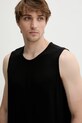 Nanushka tricou KOBEE negru NM25SSTP11199
