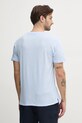 Oblečení Tričko s příměsí lnu Tommy Hilfiger UM0UM03527 modrá
