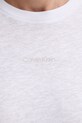 Calvin Klein póló vászonkeverékből KM0KM01138 fehér
