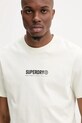 Bavlnené tričko Superdry béžová M1012116A.1KZ