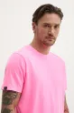 Superdry t-shirt in cotone rosa M1012140A.E9V