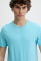 Bavlnené tričko Superdry modrá M1012140A.F7Q