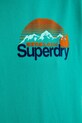 Памучна тениска Superdry тюркоазен M1012175A.8JY