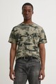 Bavlnené tričko Superdry zelená M1012315A.F8Q