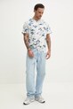 Superdry tricou din bumbac M1012315A.F8R alb SS25