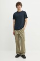 Bavlnené tričko Superdry M1012226A.98T tmavomodrá SS25