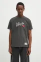 Andersson Bell cotton t-shirt Love regular gray atb1252u