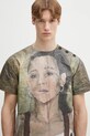 Футболка Andersson Bell Remy Printed Tyvek бежевый atb1269u