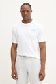 Îmbrăcăminte Converse tricou din bumbac 10027366.A02 alb