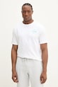 Odzież Converse t-shirt bawełniany 10027366.A02 biały