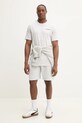 Converse t-shirt bawełniany 10027367.A03 szary SS25