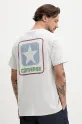 Converse t-shirt bawełniany nadruk szary 10027993.A03