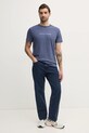 Tommy Hilfiger t-shirt bawełniany UM0UM03525 niebieski SS25