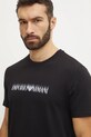 Хлопковая пляжная футболка Emporio Armani Underwear голубой EM000574.AF12349