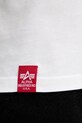 Бавовняна футболка Alpha Industries R Print T білий 136509