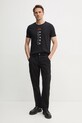 Хлопковая футболка Alpha Industries R Print T 136509 чёрный SS25