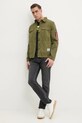 Alpha Industries tricou din bumbac Satin Logo T 148513 negru SS25